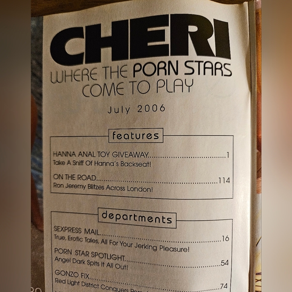 Vintage Cheri Magazine July 2006 Issue - Picture 2 of 8